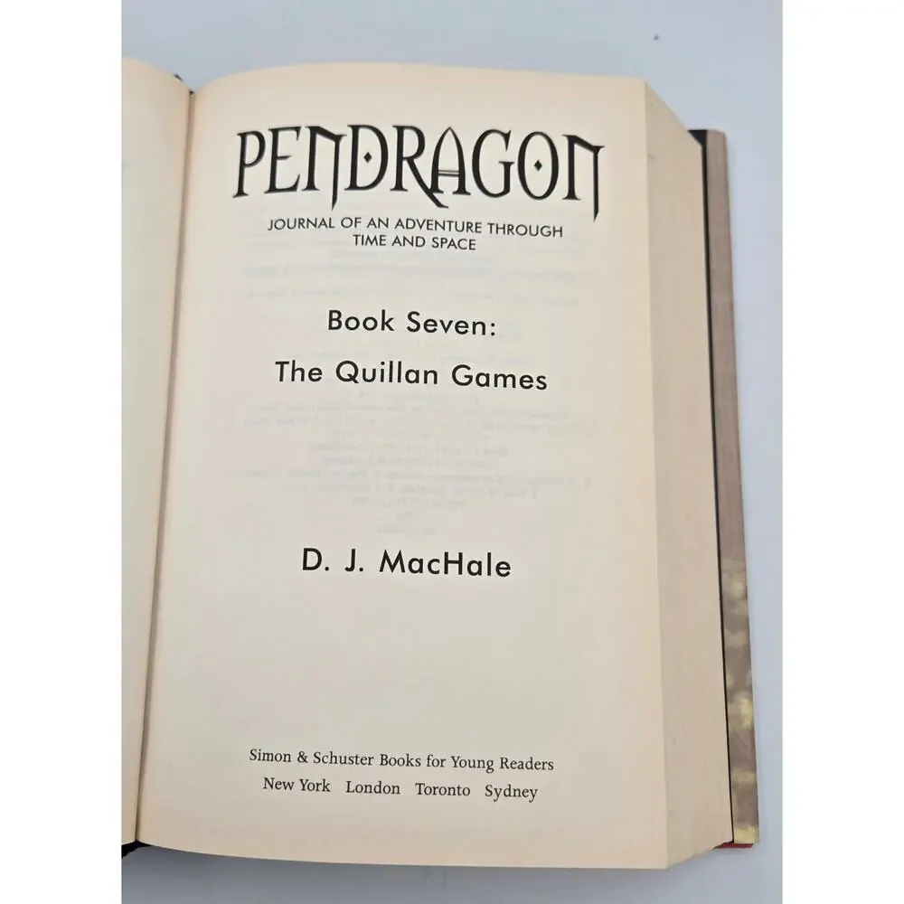 Pendragon Book 7: The Quillan Games by D.J. MacHale (Hardcover)